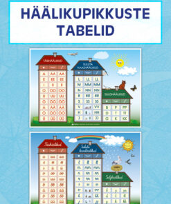 Häälikupikkuste tabelid