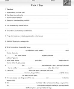 I Love English 6 Tests - Vanem variant