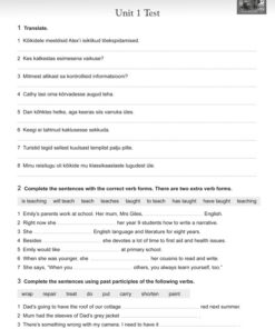 I Love English 7 Tests - Vanem variant