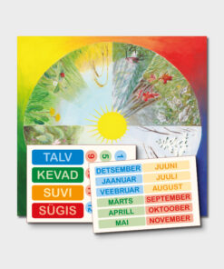 Maalitud plakat "12 kuud"