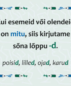 Eesti keele õigekirjareeglid algklassidele - Pilt 3