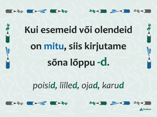 Eesti keele õigekirjareeglid algklassidele - Pilt 3