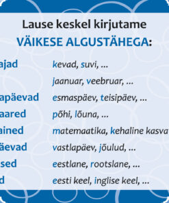 Eesti keele õigekirjareeglid algklassidele - Pilt 4