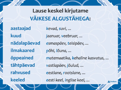 Eesti keele õigekirjareeglid algklassidele - Pilt 4