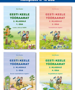 Eesti keele tööraamatud 2. klassile. 1.-4. osa
